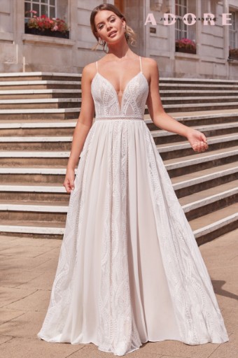 Adore by Justin Alexander #11233 Callan #0 Ivory/Nude thumbnail