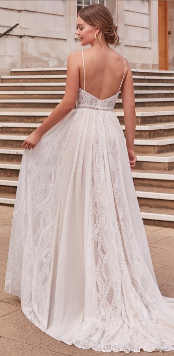 Adore by Justin Alexander #11233 Callan #1 Ivory/Nude thumbnail