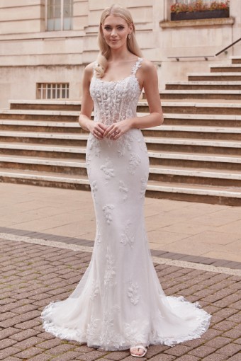 Adore by Justin Alexander #11244 Cassandra #0 Ivory/Ivory/Nude thumbnail