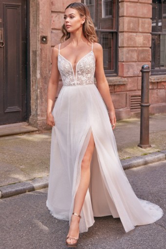 Adore by Justin Alexander #11245 Andrea #0 Ivory/Ivory/Nude thumbnail