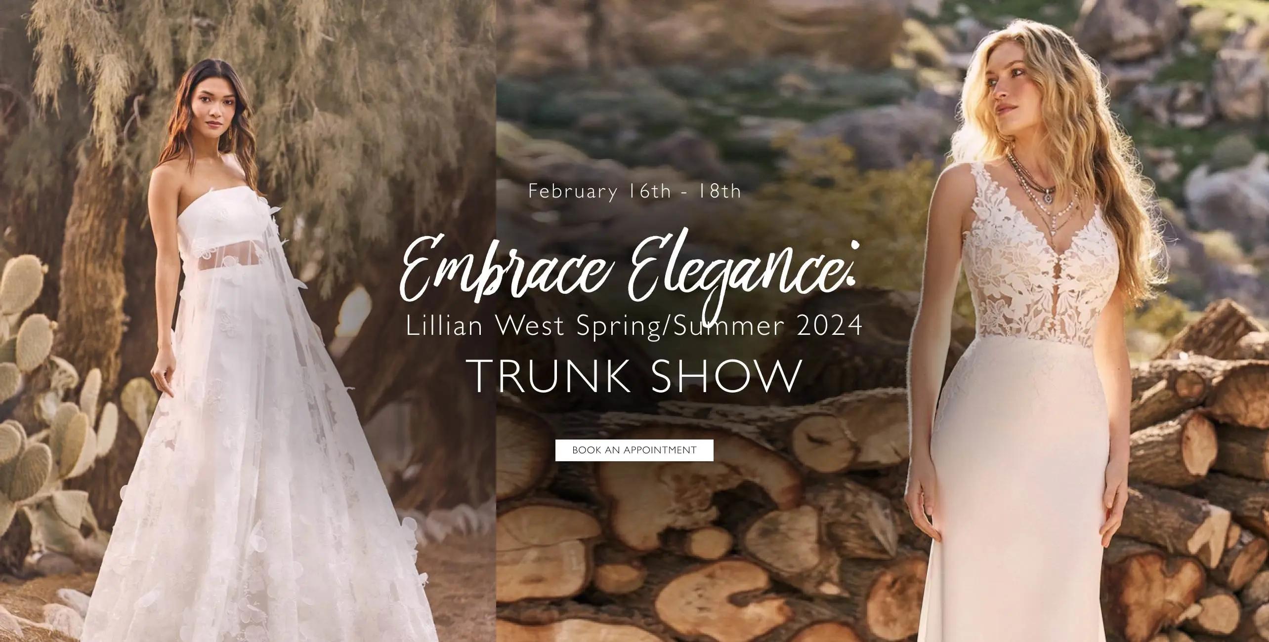 Desktop Lillian West Spring/Summer Trunk Show 2024 Banner