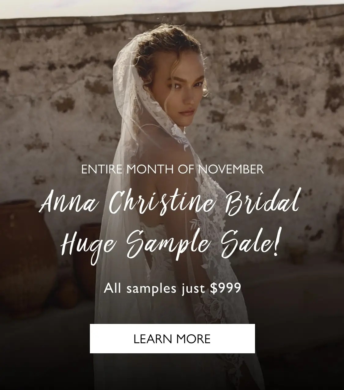 Bridal Sale Banner for Mobile