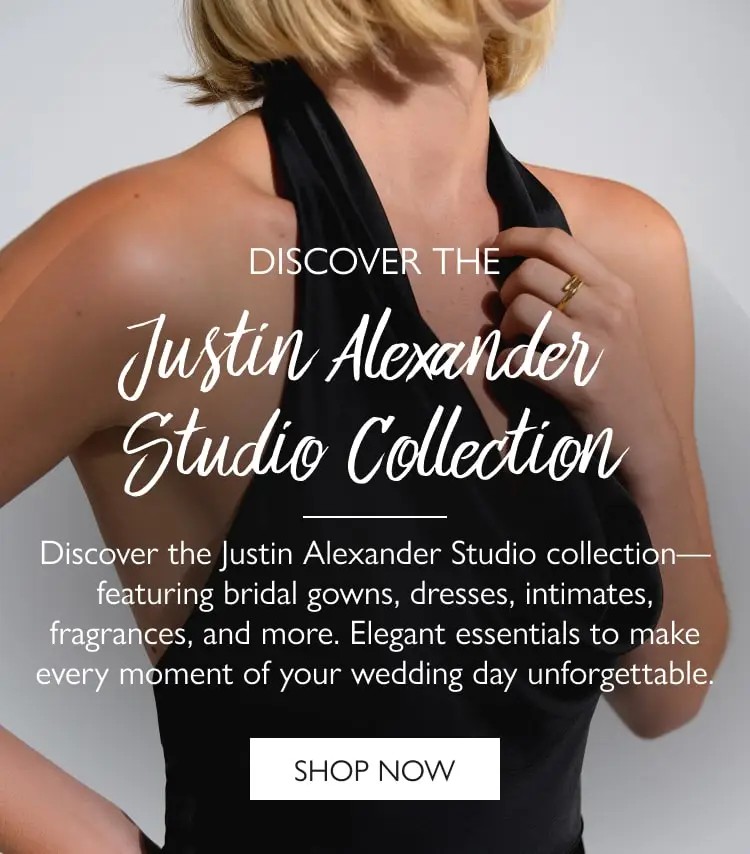 Justin Alexander Studio Collection Mobile Banner