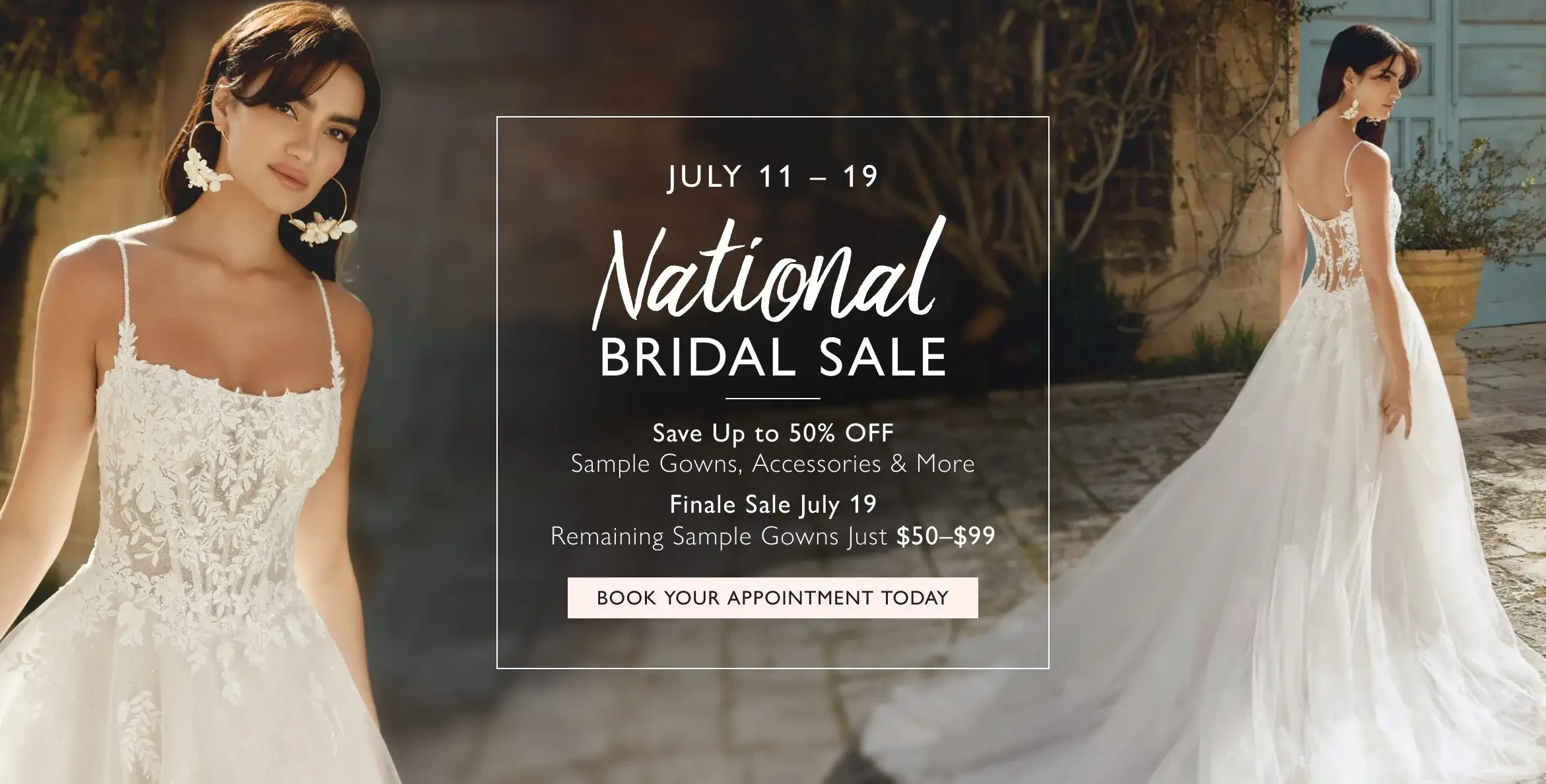 National Bridal Sale Desktop Banner