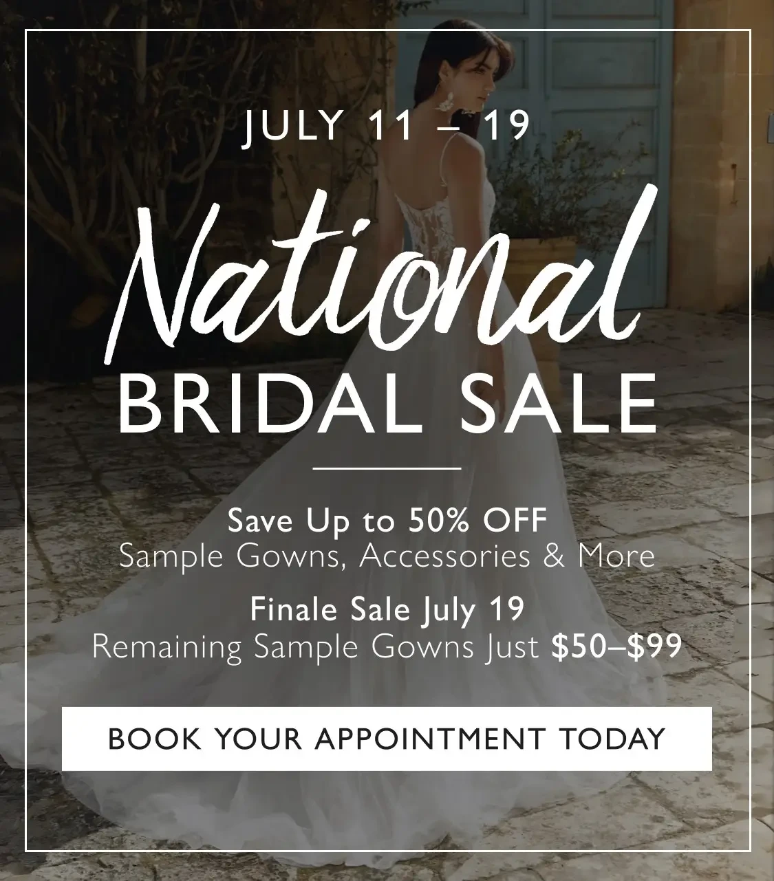 National Bridal Sale Mobile Banner