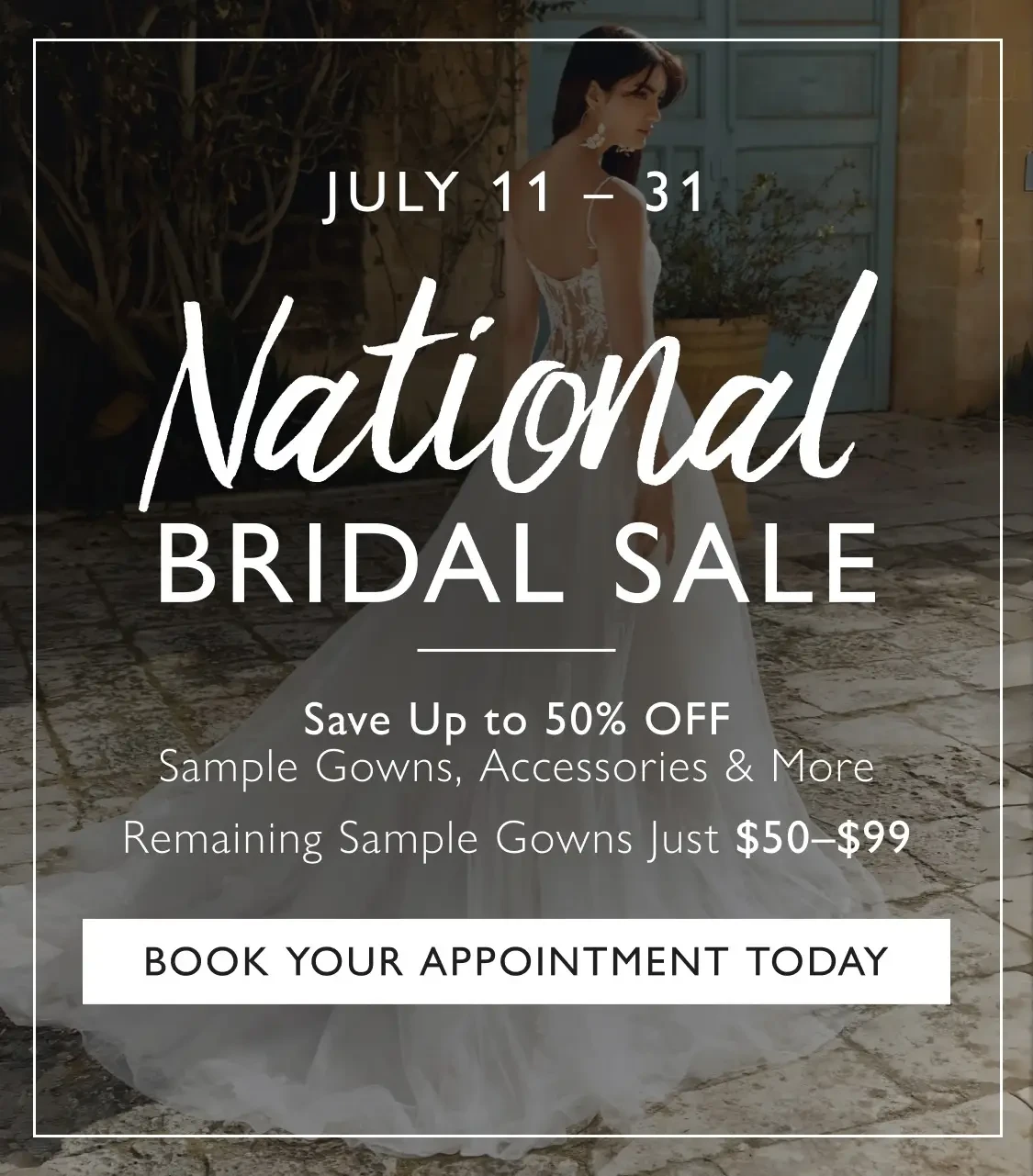 National Bridal Sale Mobile Banner